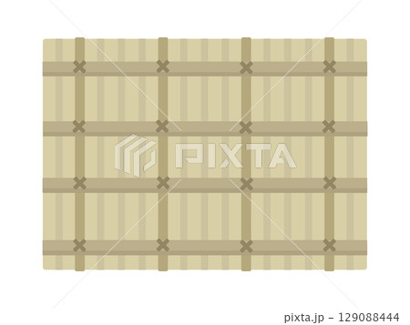 竹柵 竹垣 イラスト 竹柵 竹垣 イラスト 129088444