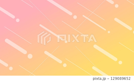 グラデーションと幾何学模様の背景 129089652