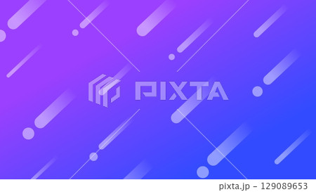 グラデーションと幾何学模様の背景 129089653