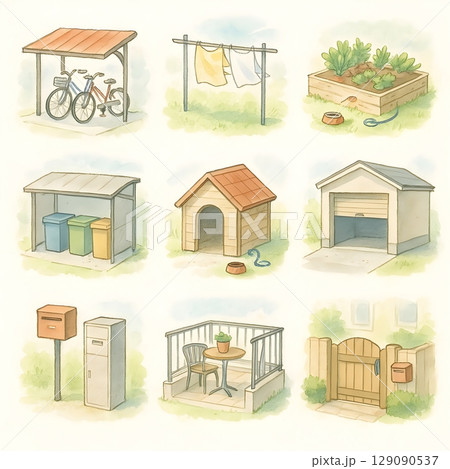 ビジネスウーマンの多様な表情と行動セット – 働く女性の読書・プレゼン・PC作業シーンのベクターイラ 129090537