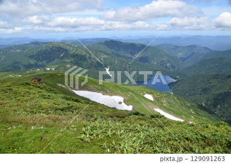 朝日連峰以東岳 129091263