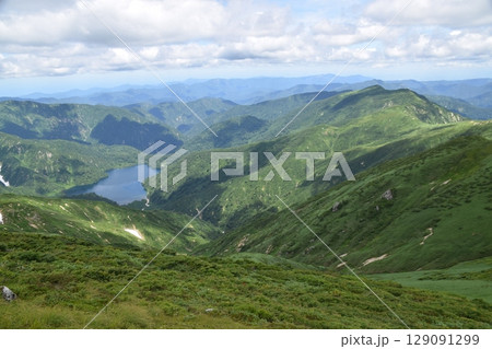 朝日連峰以東岳 129091299