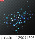 Christmas glowing dust confetti light 129091796
