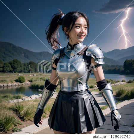 美しい黄昏～雷～ 129092740