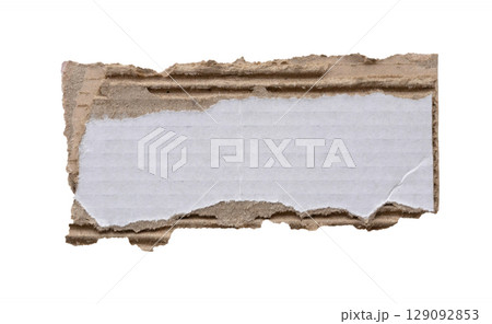 piece of white paper tear isolated on white background 129092853