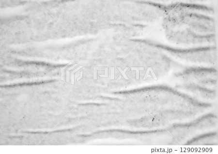 white crumpled and creased glued wrinkled paper poster texture background white crumpled and creased glued wrinkled paper poster texture background 129092909
