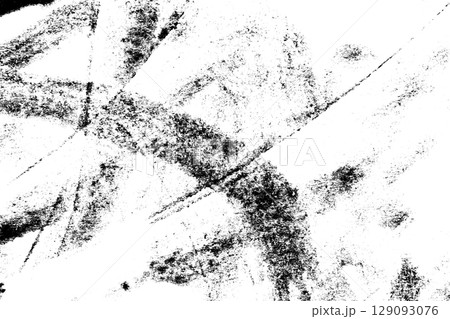 Abstract grunge black and white distressed texture background 129093076