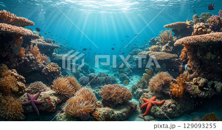 美しい海底のイメージ 美しい海底のイメージ 129093255