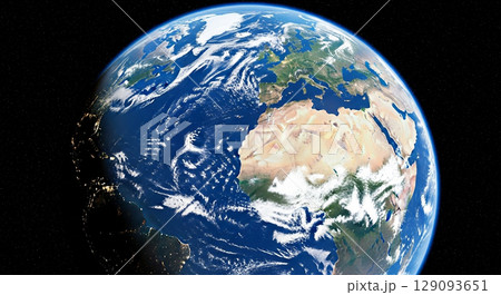 青い地球のイメージ 129093651