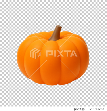 Halloween pumpkin illustration realistic 129094284