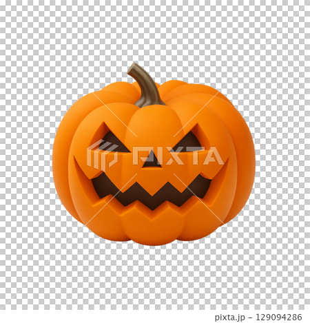 ハロウィン カボチャ イラスト リアル ハロウィン カボチャ イラスト リアル 129094286