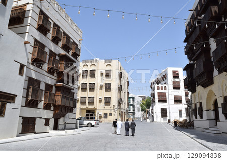 サウジアラビア・ジッダ歴史地区 アル・バラドの街並み サウジアラビア・ジッダ歴史地区 アル・バラドの街並み 129094838