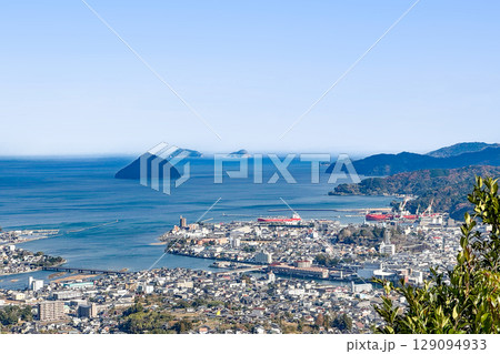 臼杵市街地と津久見島 臼杵市街地と津久見島 129094933