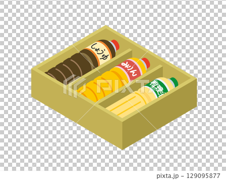 醬油、味醂、料理酒禮盒 醬油、味醂、料理酒禮盒 129095877