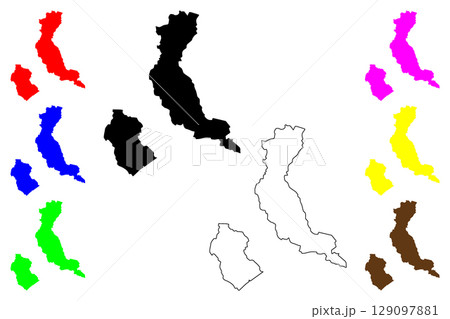 Kushiro city (Japan, Nihon-koku or Nippon-koku, Hokkaido region) map vector illustration, scribble sketch Kushiro-shi map Kushiro city (Japan, Nihon-koku or Nippon-koku, Hokkaido region) map vector illustration, scribble sketch Kushiro-shi map 129097881