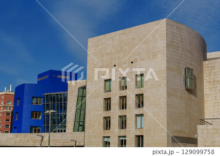 the city of bilbao in spain 129099758