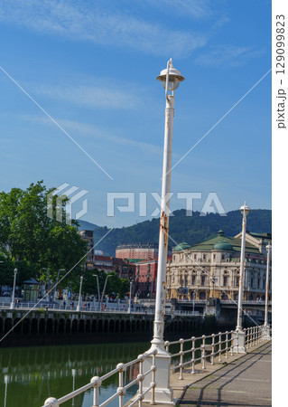 the city of bilbao in spain 129099823