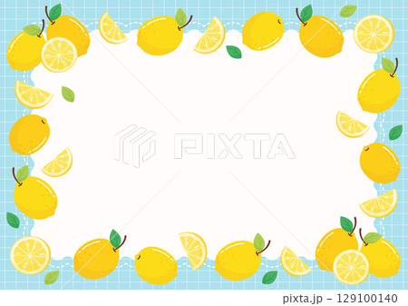 cute lemon fruit party frame 2 cute lemon fruit party frame 2 129100140