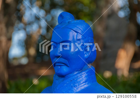 Statue in Budha Eden Park, in Portugal Statue in Budha Eden Park, in Portugal 129100558