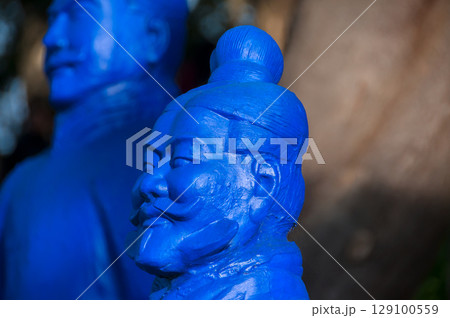 Statue in Budha Eden Park, in Portugal Statue in Budha Eden Park, in Portugal 129100559