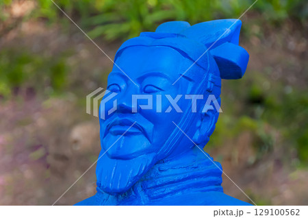 Statue in Budha Eden Park, in Portugal Statue in Budha Eden Park, in Portugal 129100562