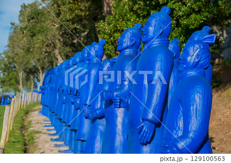 Statue in Budha Eden Park, in Portugal Statue in Budha Eden Park, in Portugal 129100563