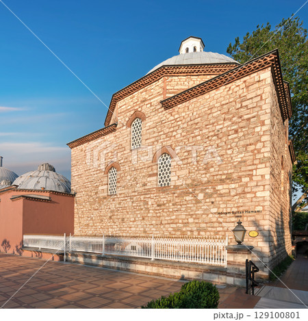 Ayasofya Hurrem Sultan Hamami, a historic Ottoman Turkish bath in Istanbul, Turkey 129100801