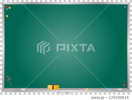 黑板框向量素材 | A4比例，橫向，可自由書寫 129100814