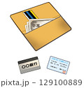 避難する時の持ち出し品・現金とカード 129100889