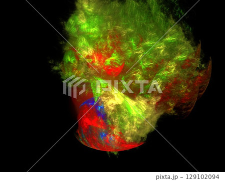Imaginatory fractal abstract background Image 129102094