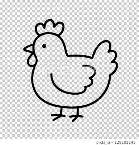 ニワトリ ニワトリ 129102145