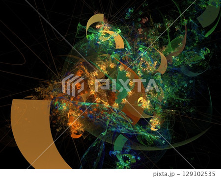 Imaginatory fractal abstract background Image 129102535