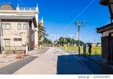 能登 復興・再開が待たれる輪島朝市 ※2025年7月撮影 能登 復興・再開が待たれる輪島朝市 ※2025年7月撮影 129103905