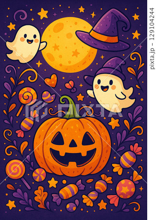 色々なハロウィーン 129104244