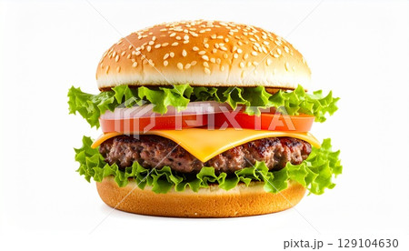 ハンバーガー 129104630