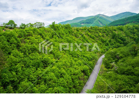 信州奈川の新緑風景 信州奈川の新緑風景 129104778