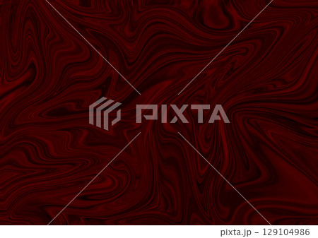 赤と黒の怖いマーブル模様の背景画像 129104986