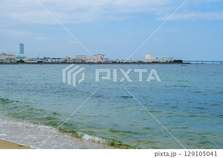 海の見える風景　二色浜　貝塚市 129105041