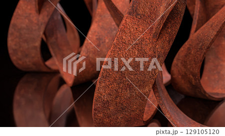 The Rusty Abstract Background for texture concept 3d rendering. 129105120