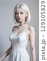 アルビノの美少女 129105829