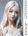 アルビノの美少女 129105830