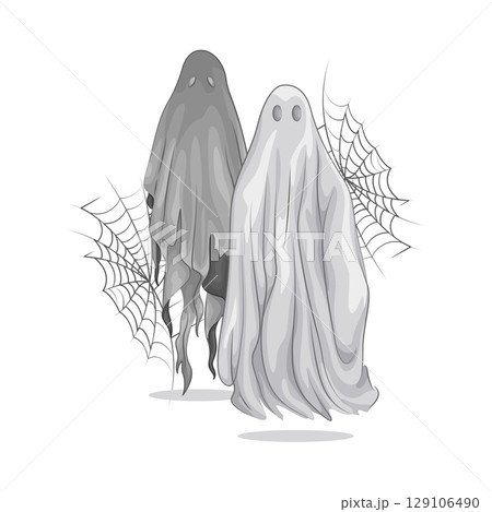 Illustration of Ghost Illustration of Ghost 129106490