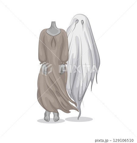 Illustration of Headless Ghost Illustration of Headless Ghost 129106510