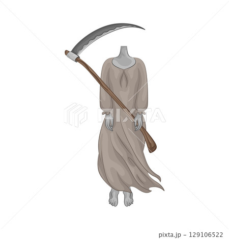 Illustration of Headless Ghost Illustration of Headless Ghost 129106522