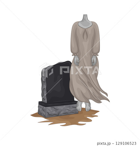 Illustration of Headless Ghost  129106523