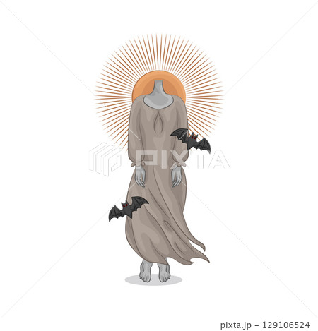 Illustration of Headless Ghost Illustration of Headless Ghost 129106524