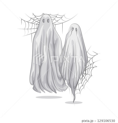 Illustration of Ghost Illustration of Ghost 129106530