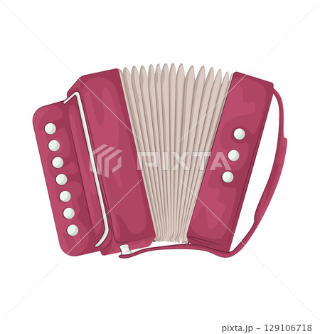 Illustration of Accordion Illustration of Accordion 129106718
