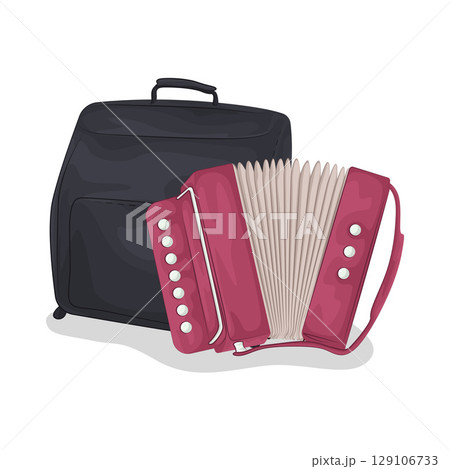 Illustration of Accordion Illustration of Accordion 129106733