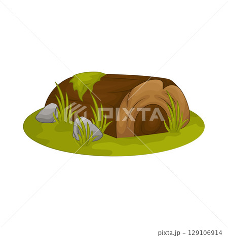 Illustration of Wood Trunk  129106914